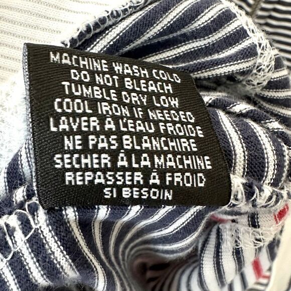 Billabong Hoodie Jacket Womens Small White With Blk Red & Blue Stripe Full Zip - Picture 5 of 9